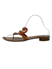 Etro Leather Zehensteg Sandale EU 38 Braun - Image 1
