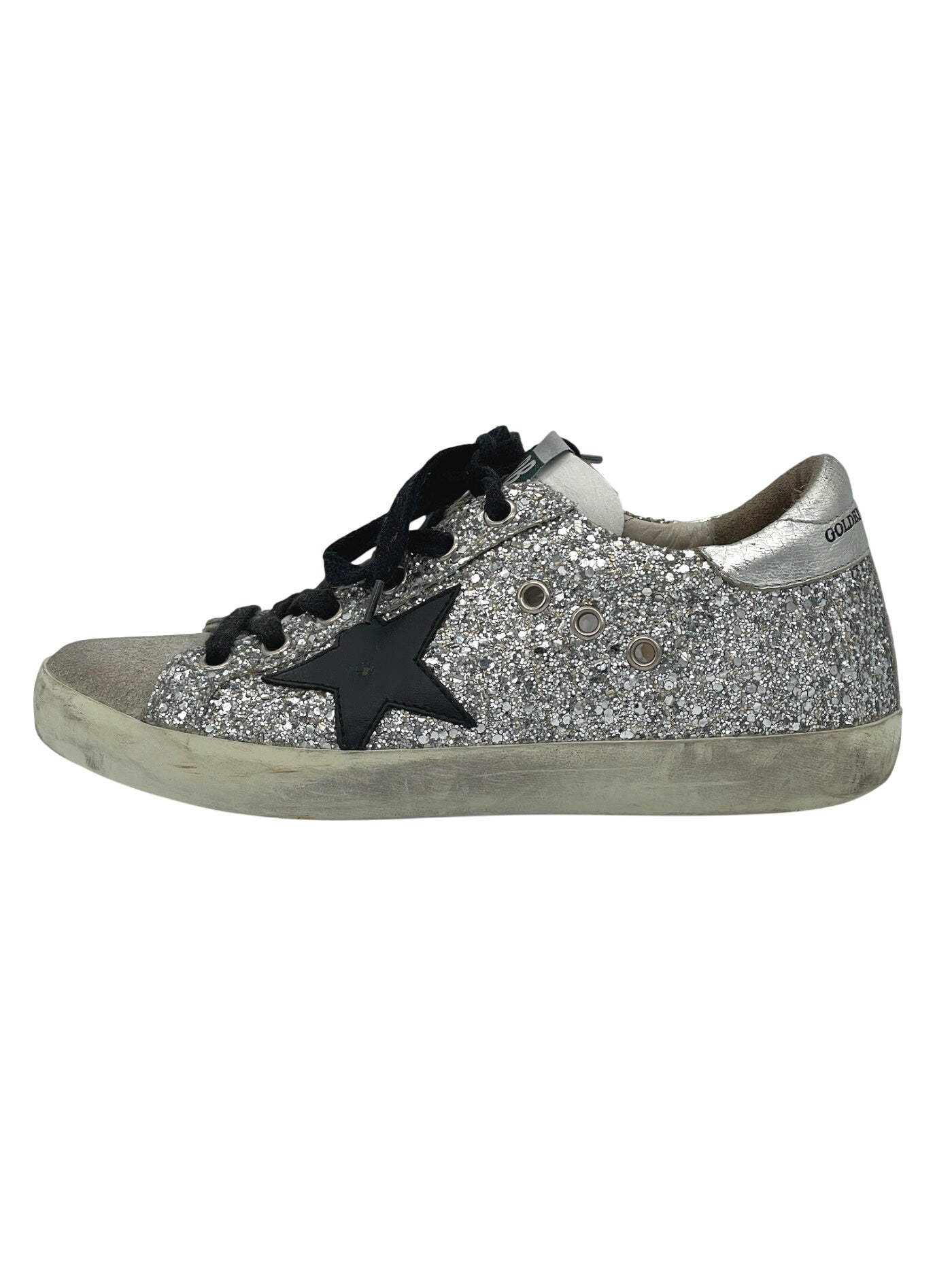 Golden Goose Super-Star Low Top Sneaker EU 36 Metallic - Image 1
