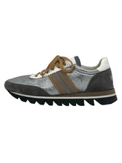 Brunello Cucinelli Monili Low Top Sneaker EU 39.5 Metallic - Image 1