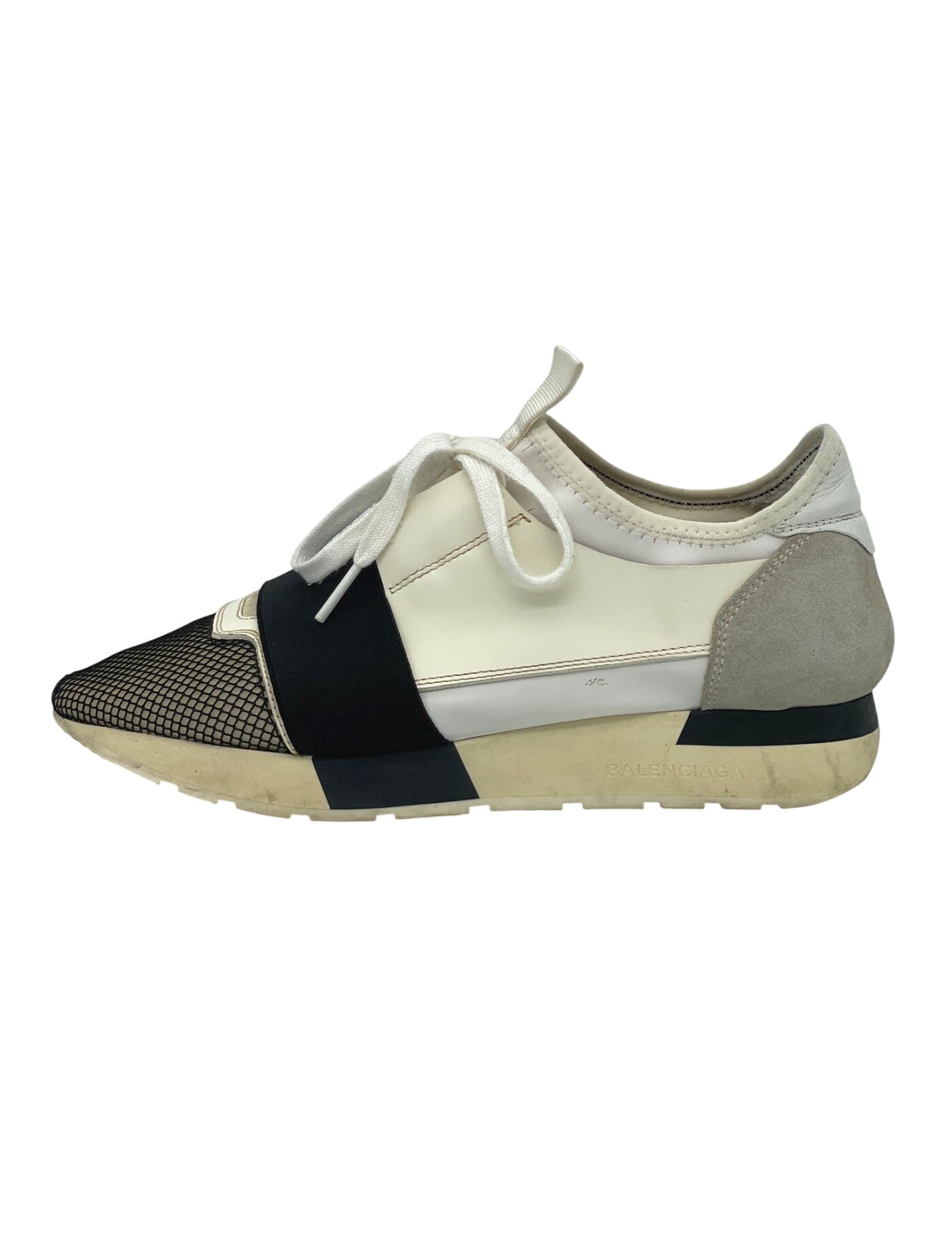 Balenciaga Race Runner Low Top Sneaker EU 38 Weiß - Image 1