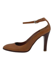 Ralph Lauren Ankle Strap Leather Pump EU 38 Braun - Image 1