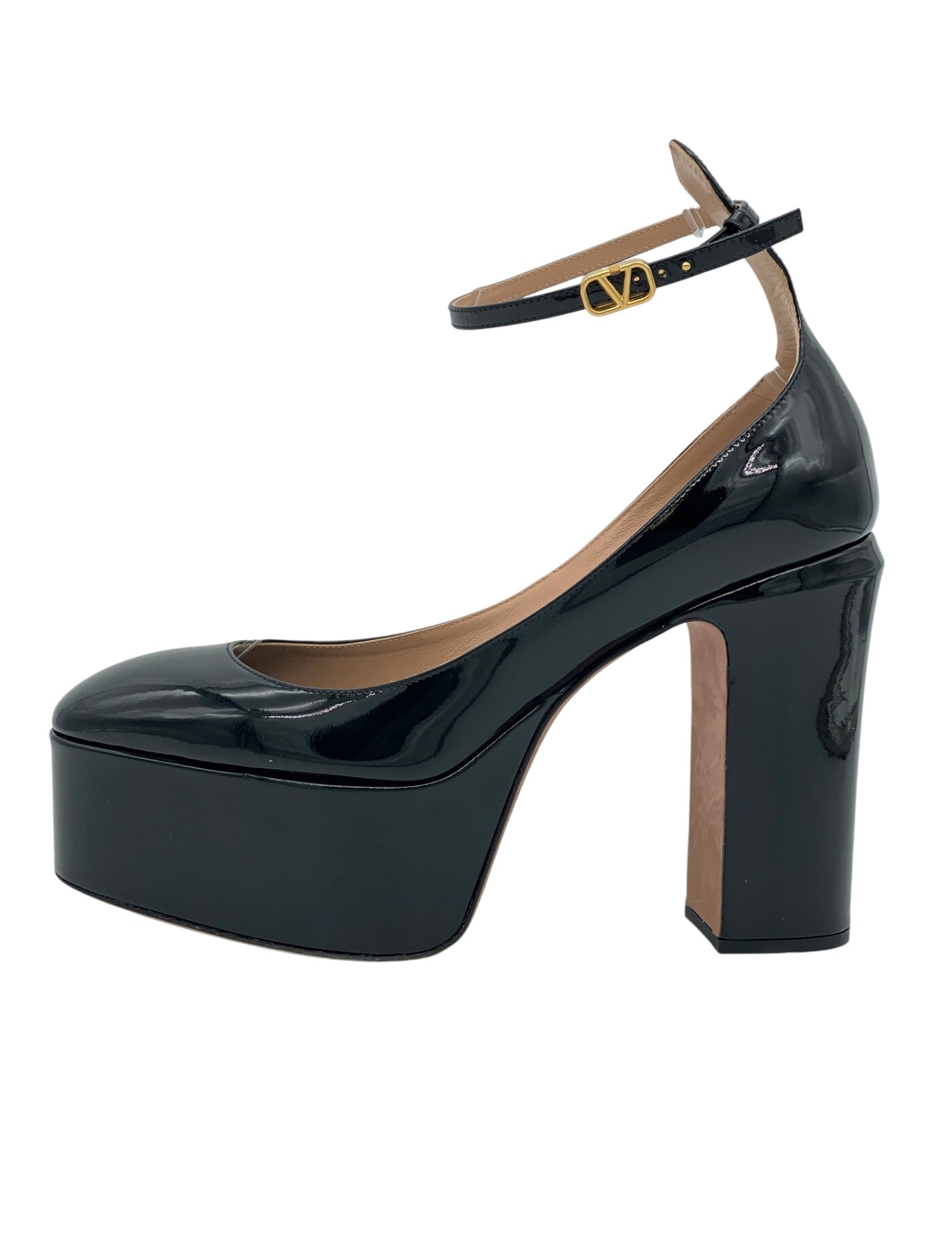 Valentino Garavani Tan-Go Plateau Pump EU 39 Schwarz - Image 1