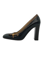 Louis Vuitton Damier Trim Bow Pump EU 38.5 Schwarz - Image 1