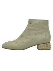See by Chloe leather Ankle Boot EU 39.5 Beige - Image 1