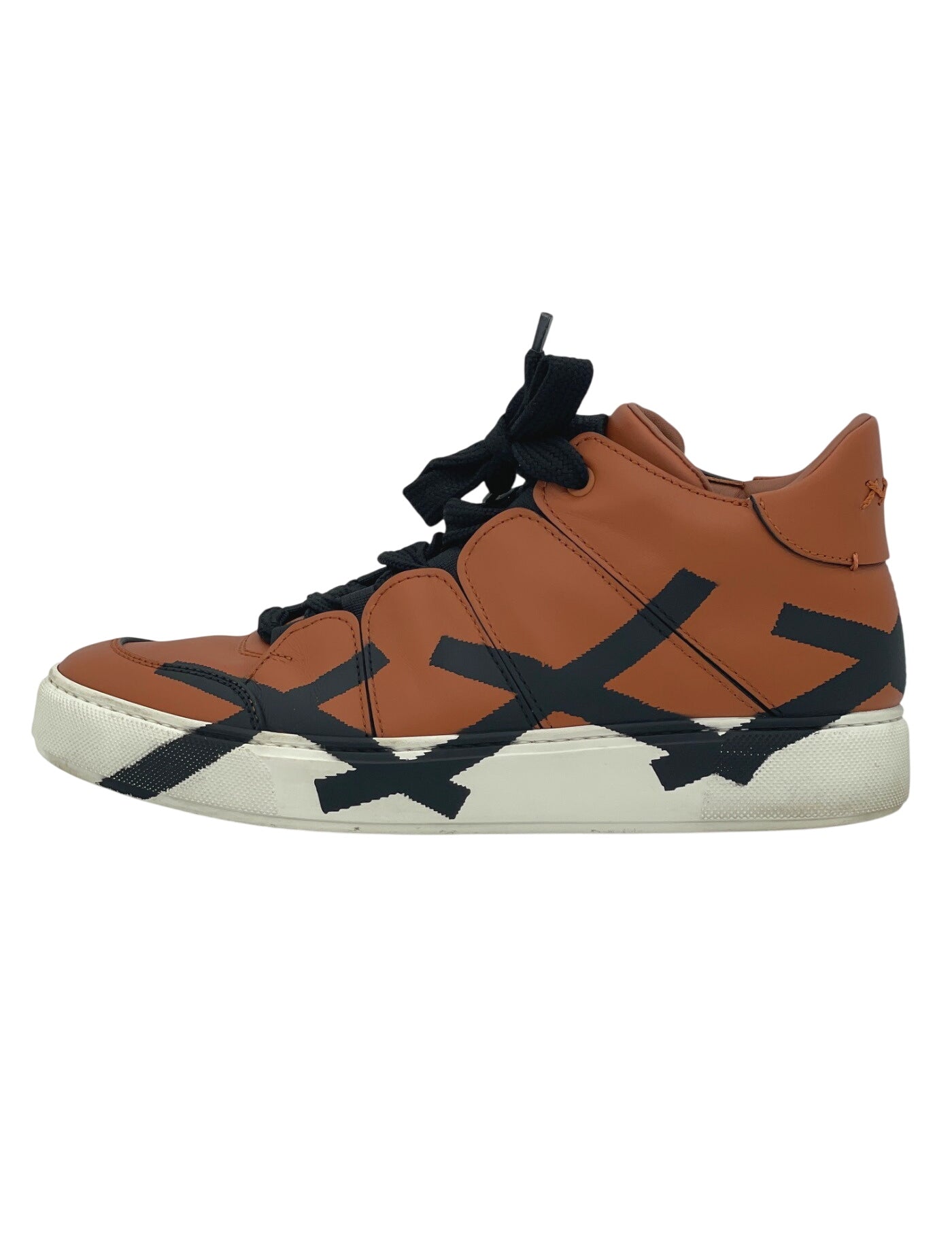 Zegna Tiziano XXX High Top Sneaker EU 42 Braun - Image 1
