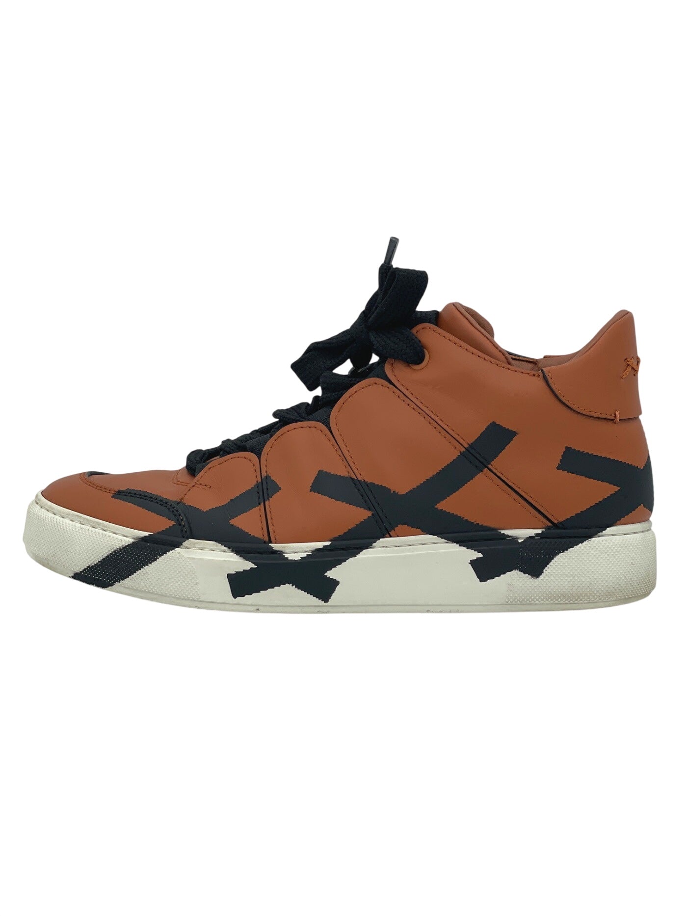 Zegna Tiziano XXX High Top Sneaker EU 42 Braun - Image 1