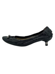 Tod's Girls Laccetto Kitten Heel EU 37.5 Schwarz - Image 1