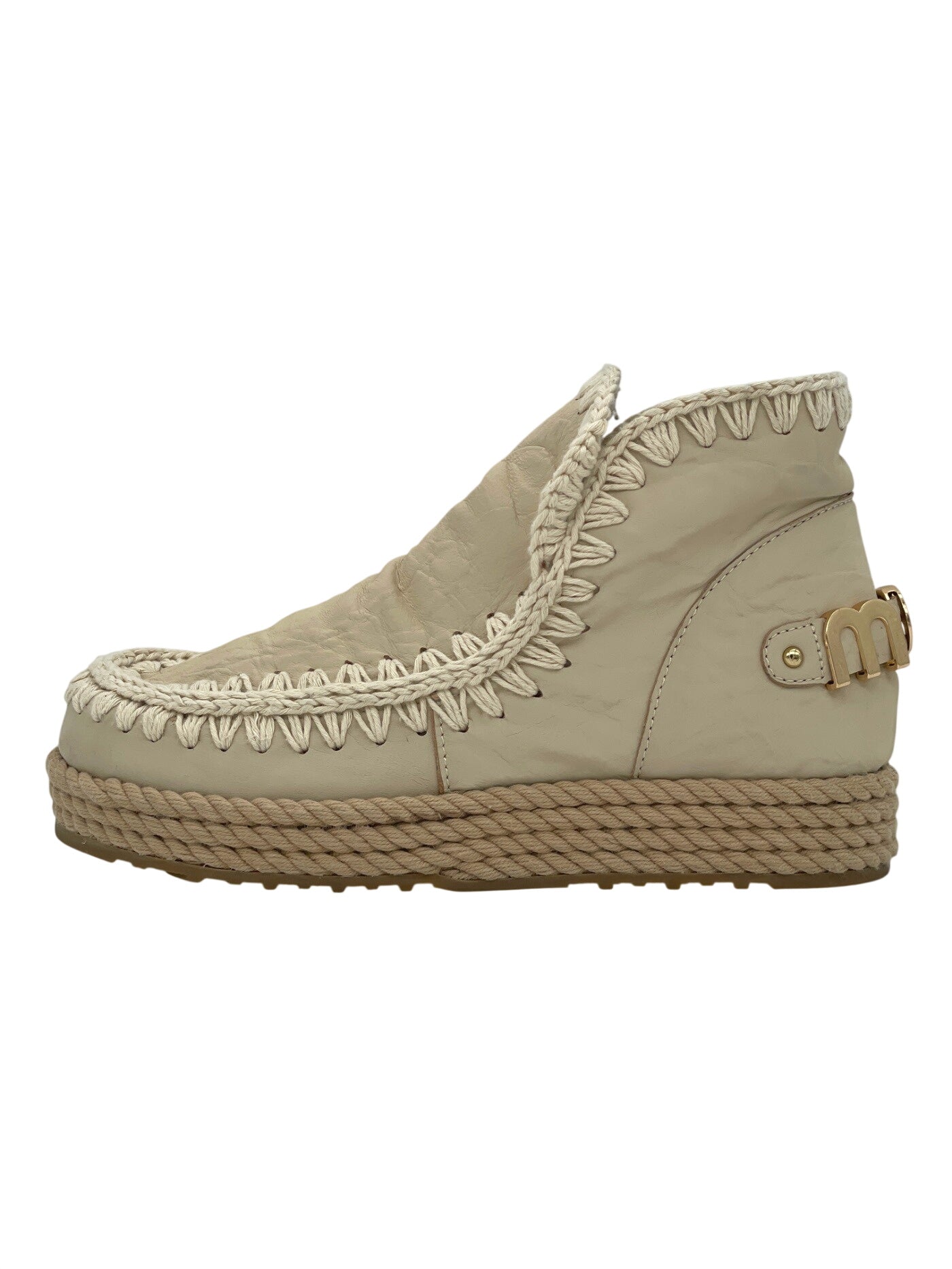Mou Boots Mou Eskimo Ankle Boot EU 38 Beige - Image 1