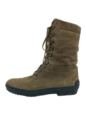 Tod's High-Top Lace-Up Combat Stiefel EU 38.5 Braun - Image 1