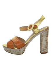 Prada Cork Platform Sandale mit Absatz EU 40 Mehrfarbig - Image 1