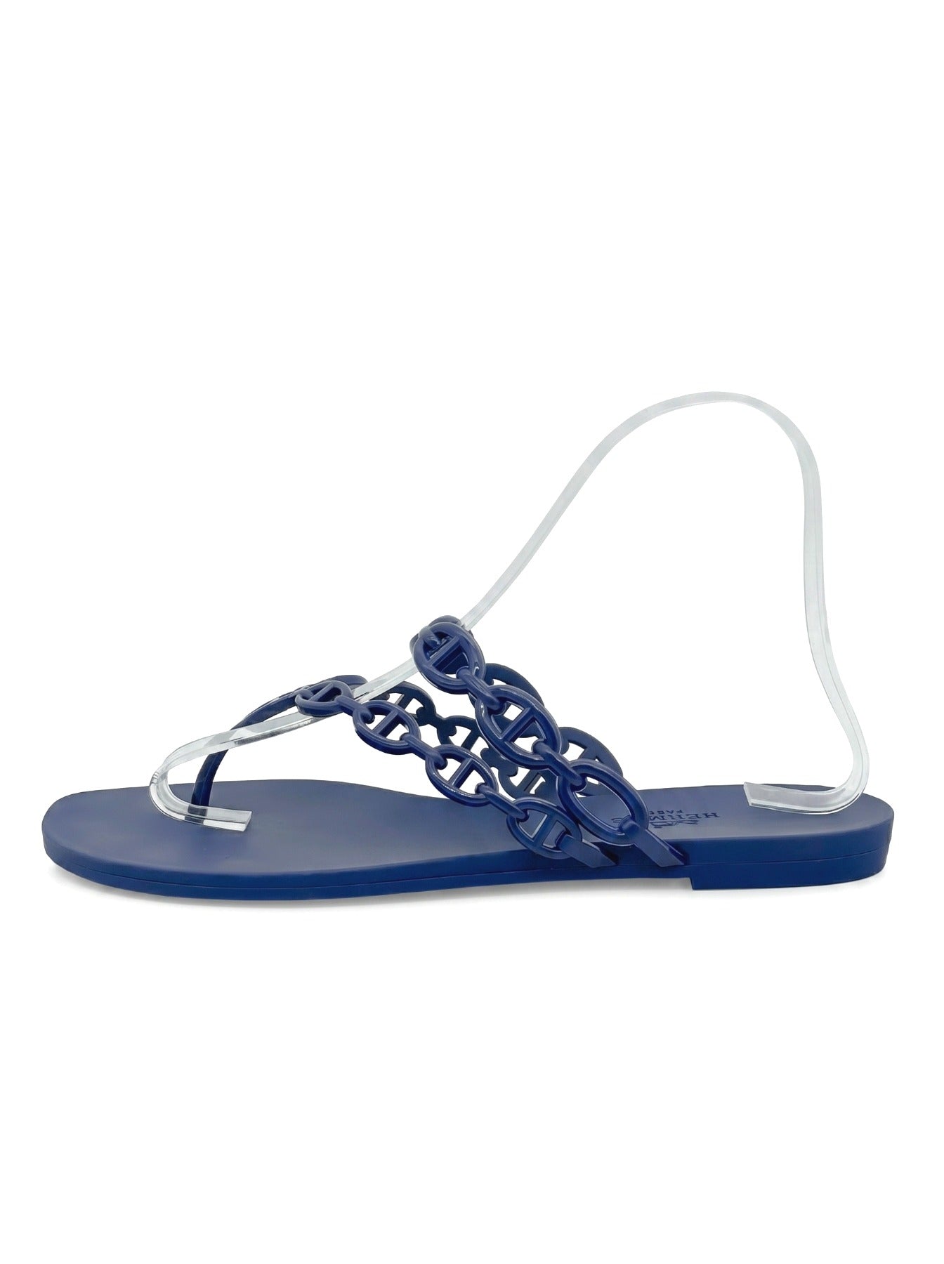 Hermès Island Zehensteg Sandale EU 38 Lila