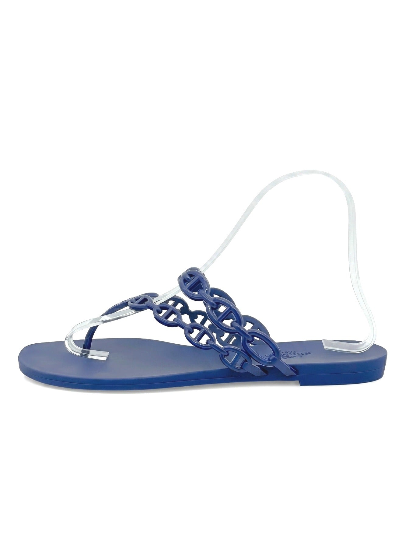 Hermès Island Zehensteg Sandale EU 38 Lila