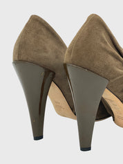 Gucci  Hysteria Crest Coin Ankle Boot EU 40 Grün