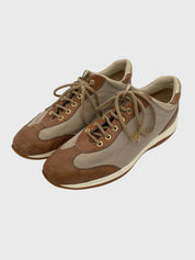 Prada Canvas Low Top Sneaker EU 40 Mehrfarbig