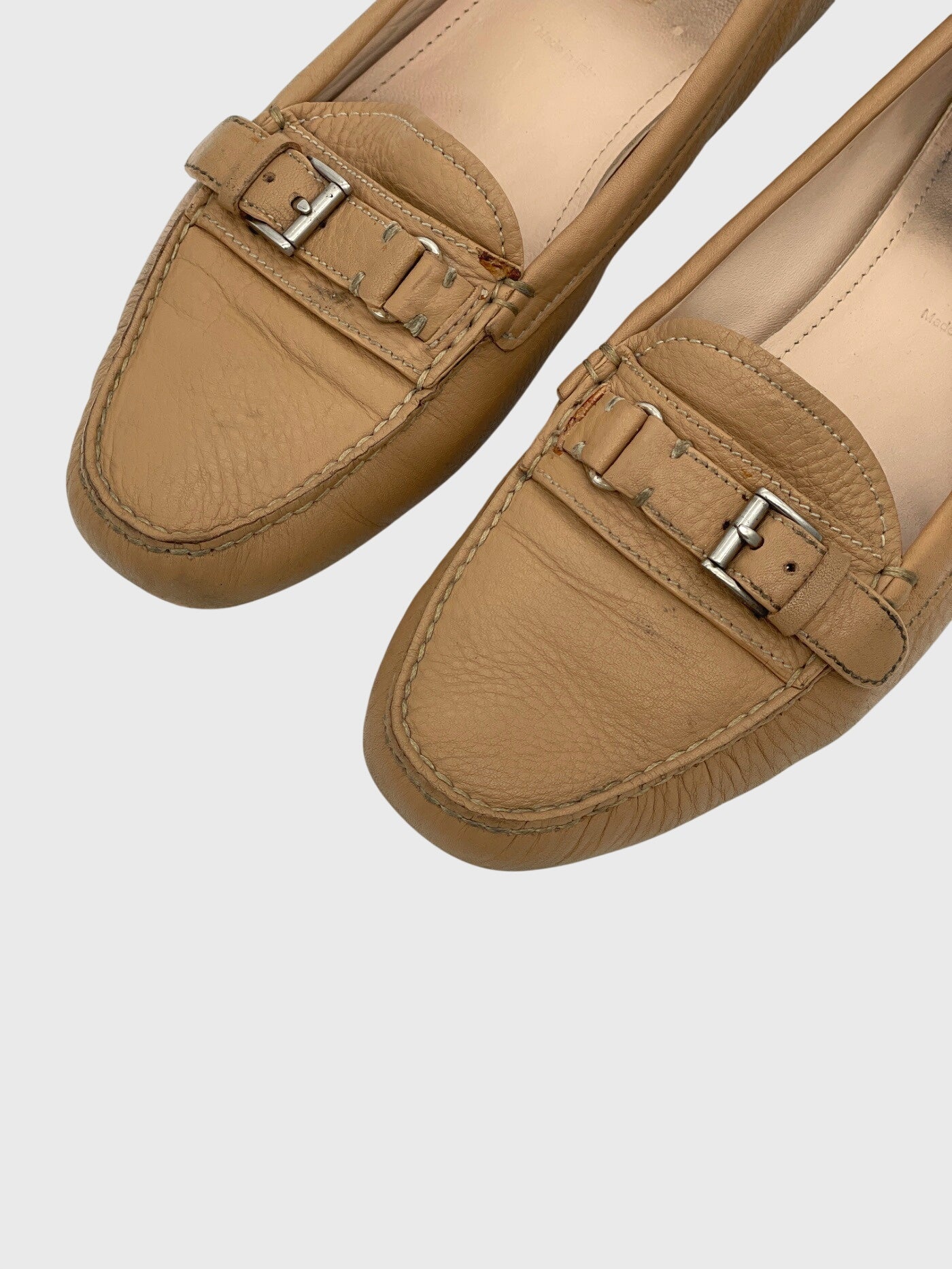 Prada Daino City Mokassin EU 40 Beige