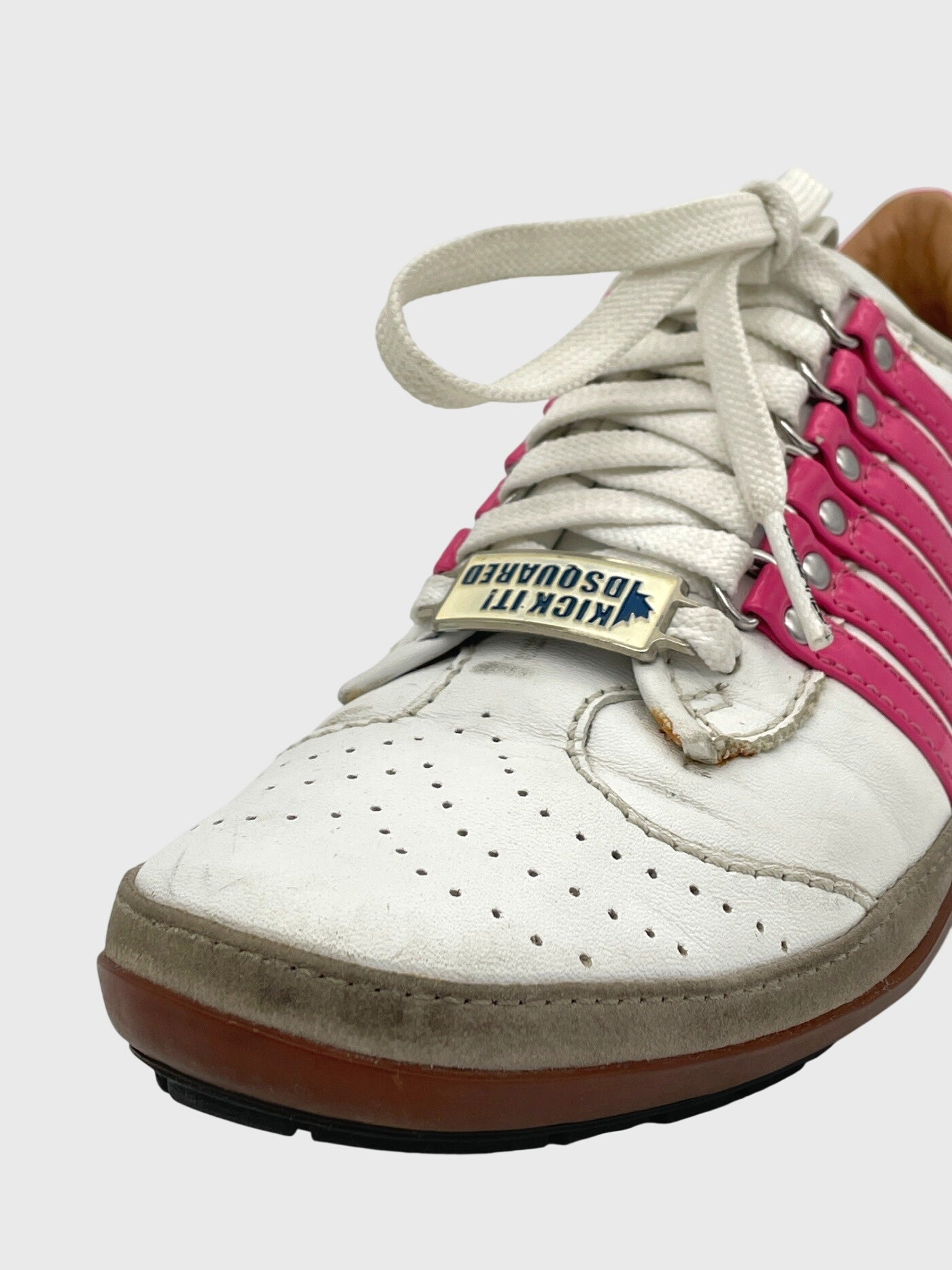Dsquared2 Shoes "Get In The Fast Lane 1964" Low Top Sneaker EU 36 Weiß