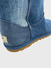 UGG Lo Pro Button Denim Stiefel EU 39 Blau