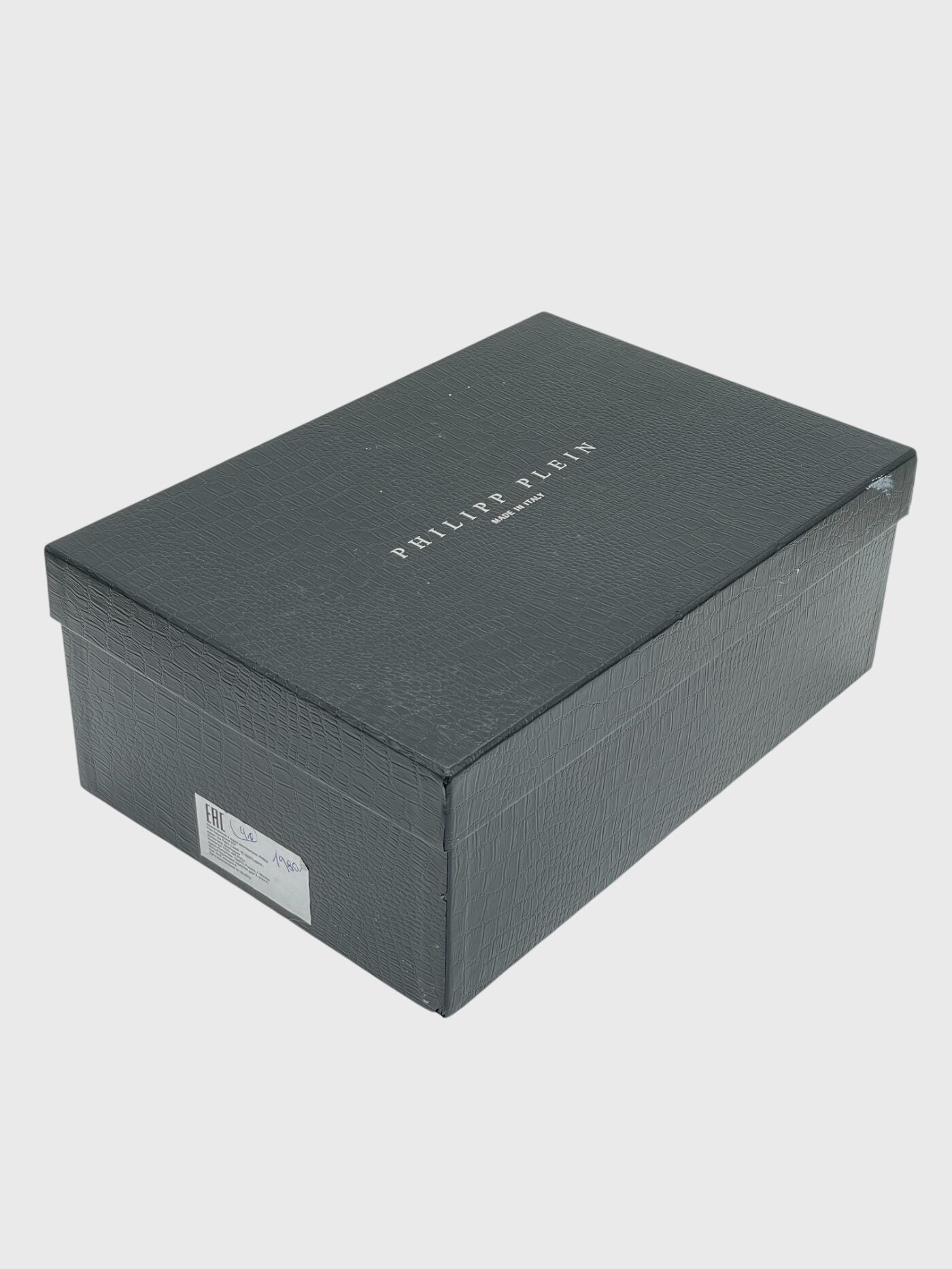Philipp Plein Crystal Spikes High Top Sneaker EU 39 Weiß - Image 8