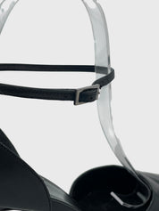 Gucci D'Orsay Ankle Strap Pump EU 36.5 Schwarz