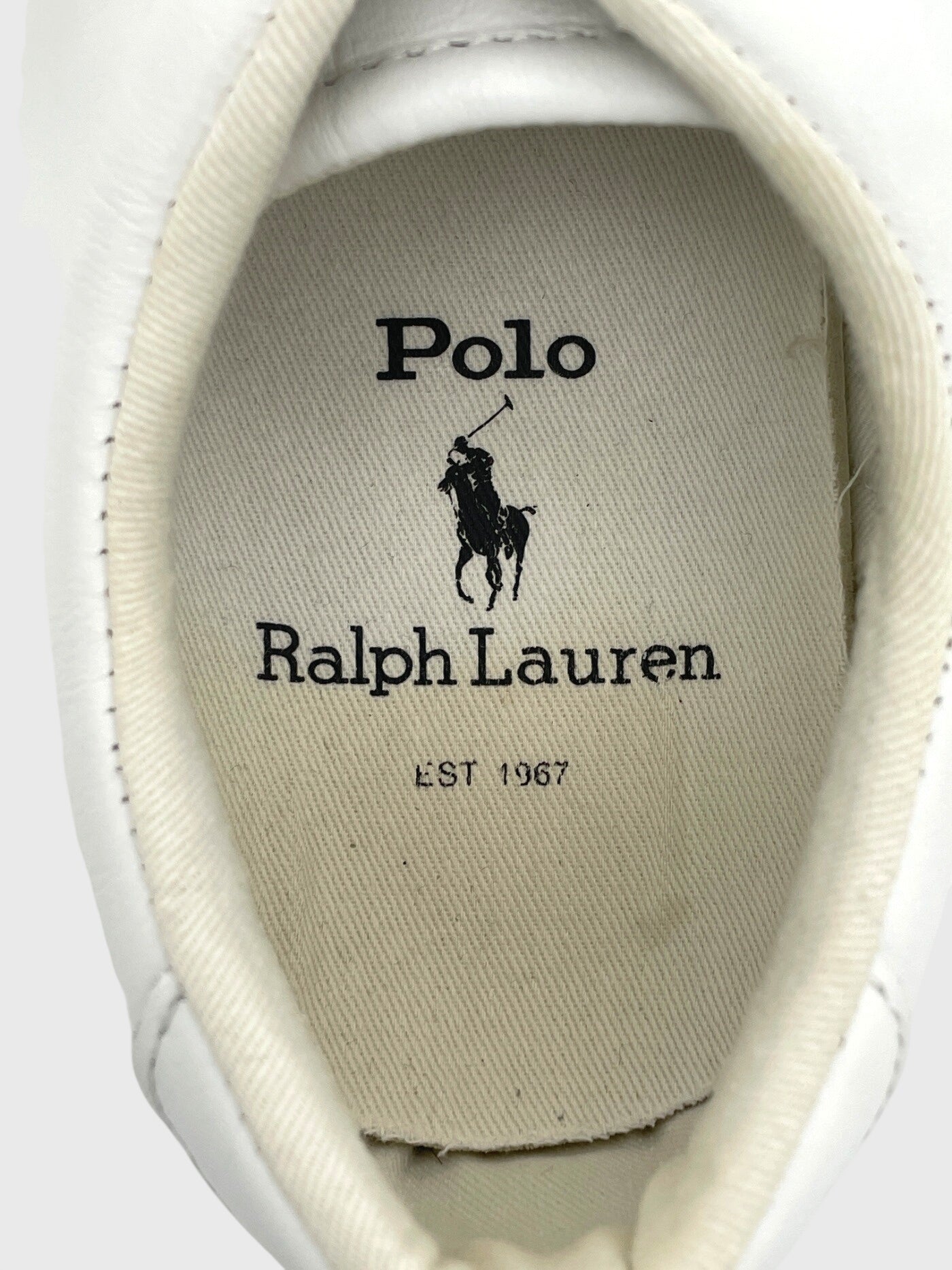 Ralph Lauren Longwood Low Top Sneaker EU 40 Weiß