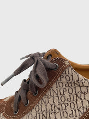 Pollini Wedge Platform Sneaker EU 36 Braun