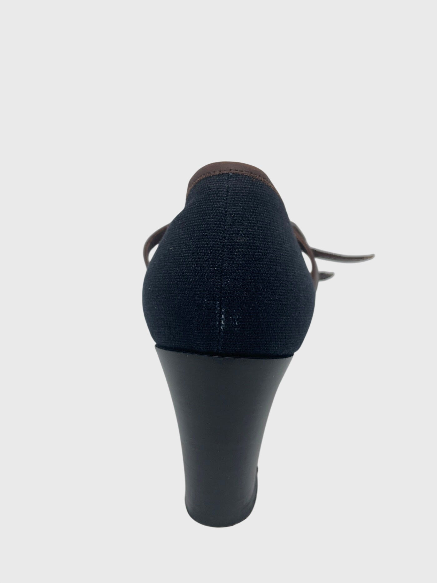 Bally Mary Jane Canvas Pump EU 42 Schwarz