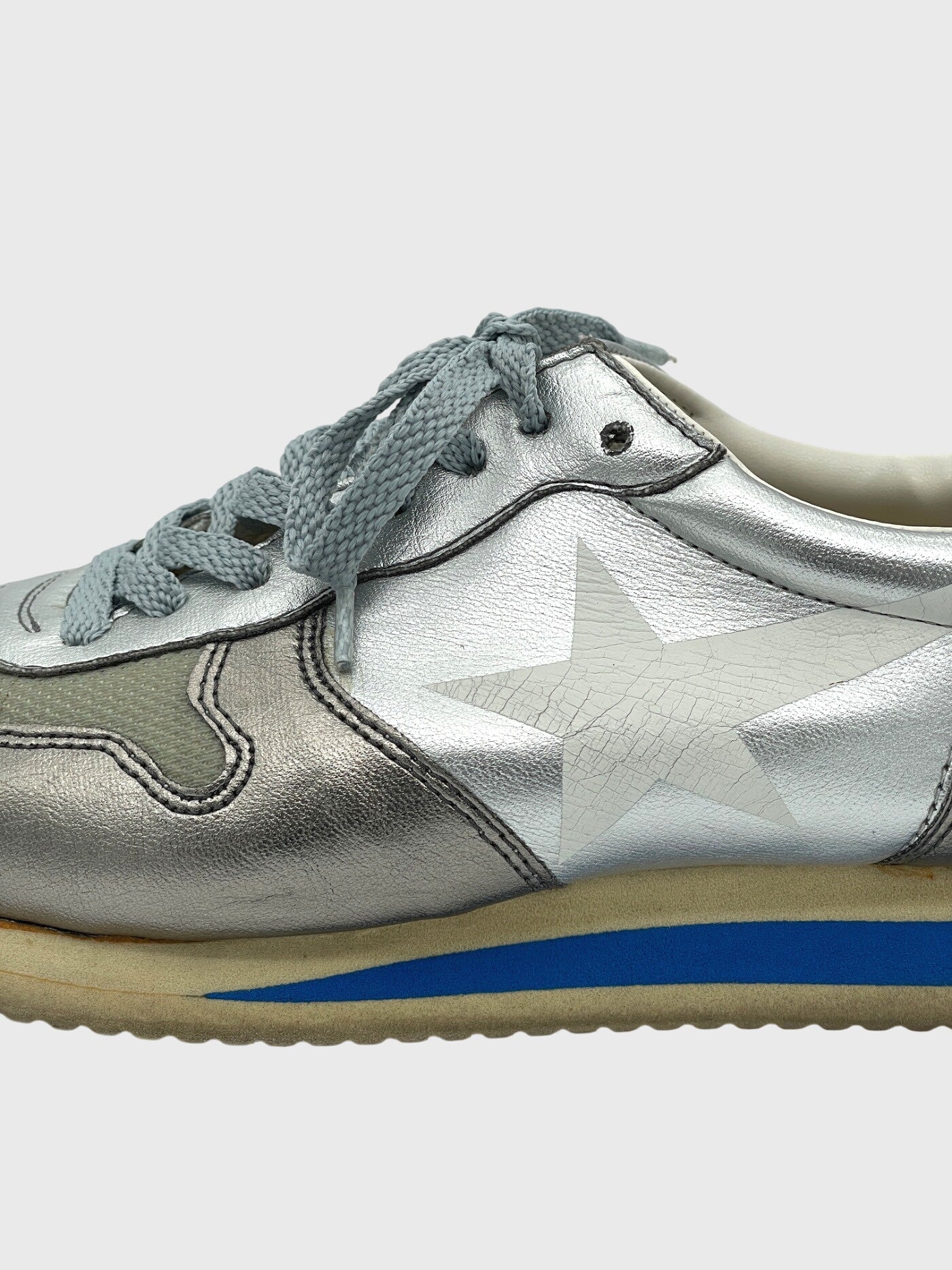 Golden Goose Haus Low Top Sneaker EU 37 Metallic