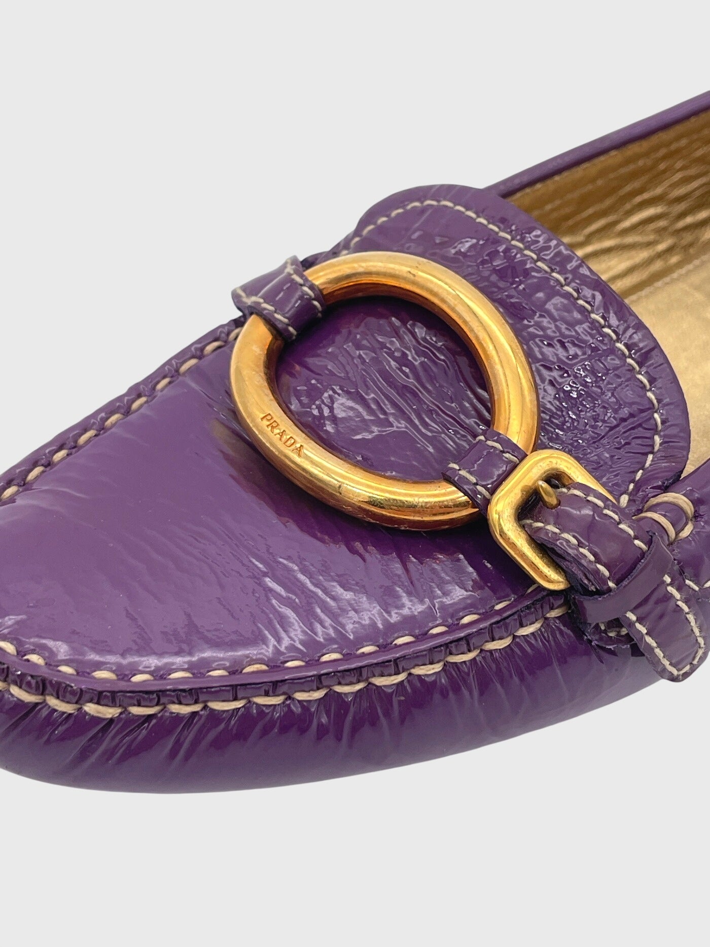 Prada Vernice Loafer EU 37 Lila