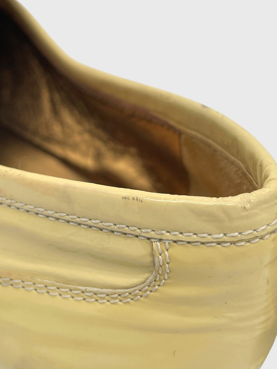 Gucci Vintage Horsebit Loafer EU 37.5 Beige - Image 12
