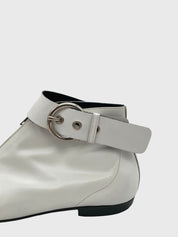 Isabel Marant Leder Ankle Boot EU 39 Weiß