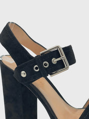 Gianvito Rossi Gina Platform Sandale mit Absatz EU 36.5 Schwarz