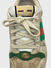 Gucci Screener Low Top Sneaker EU 41.5 Beige