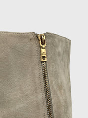 Moschino Shoes Cap Toe Wedge Stiefel EU 36 Beige