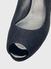 Stuart Weitzman Peep-Toe Slingback EU 38.5 Schwarz - Image 6