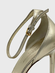 Saint Laurent / YSL Amber Sandale mit Absatz EU 39 Metallic