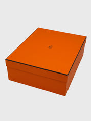 Hermès Chypre Mule EU 38 Orange