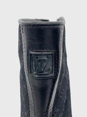 Louis Vuitton Monogram Mini Lin Stiefel EU 36.5 Schwarz