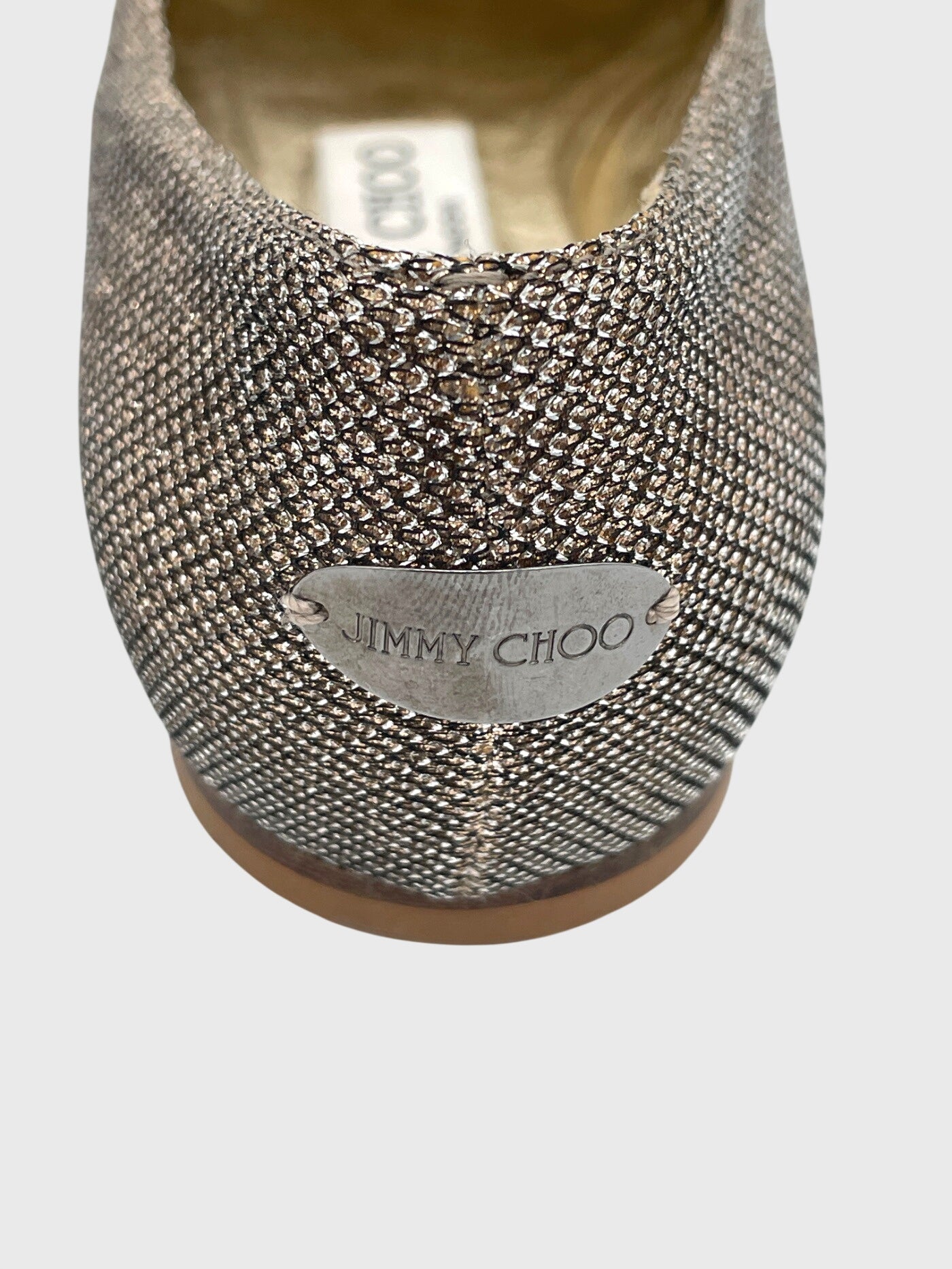 Jimmy Choo Gala Ballerina EU 35 Metallic