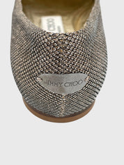 Jimmy Choo Gala Ballerina EU 35 Metallic