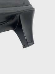 Prada Mary Jane Klassischer Pump EU 39.5 Schwarz