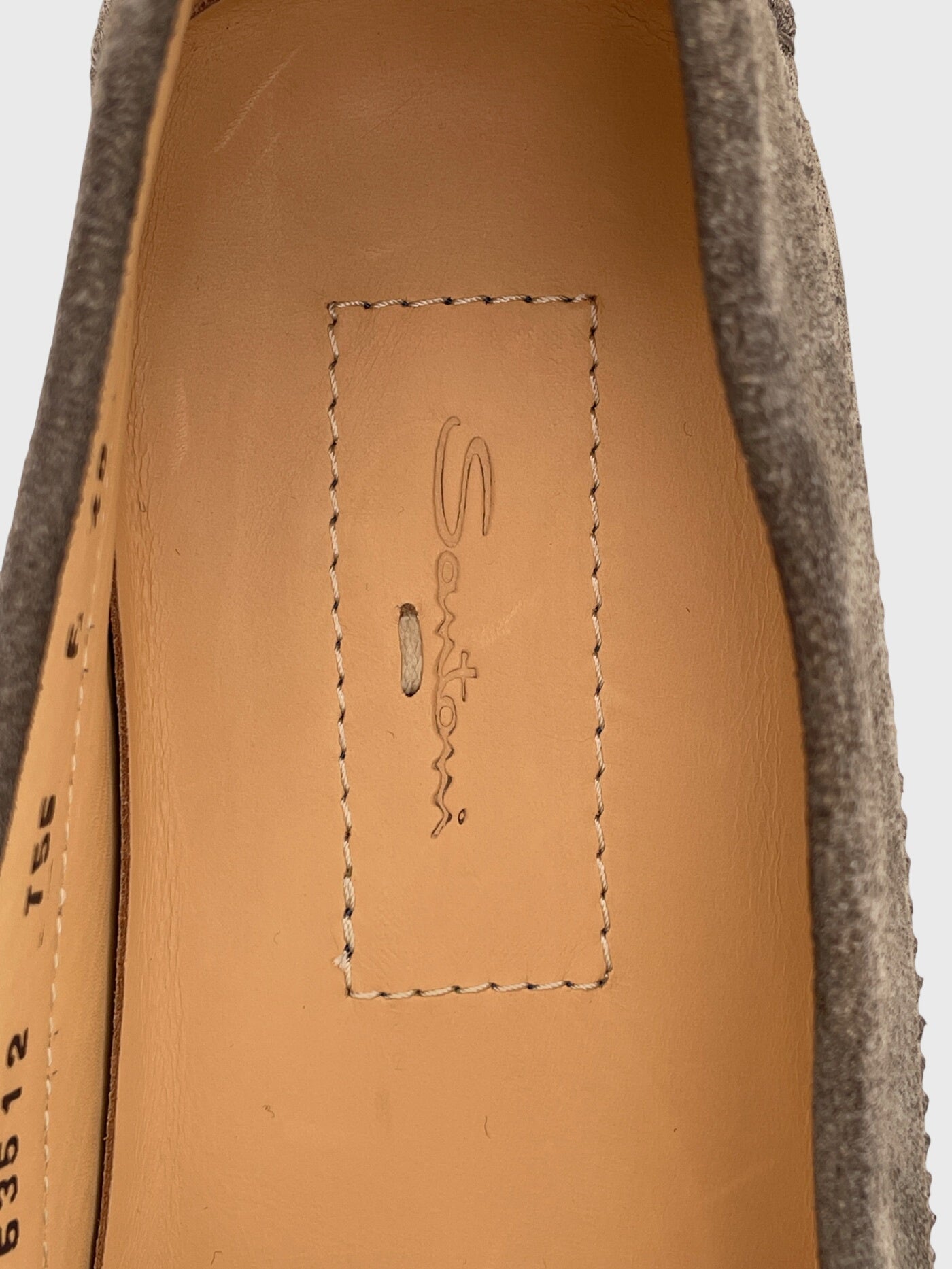 Santoni Suede Driving Loafer Mokassin EU 40 Braun