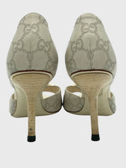 Gucci Horsebit GG Supreme Pump EU 36.5 Beige