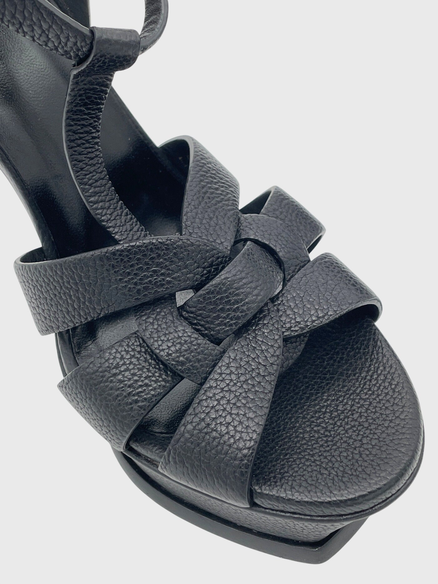 Saint Laurent / YSL Tribute Sandale mit Absatz EU 37.5 Schwarz