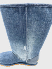 UGG Lo Pro Button Denim Stiefel EU 39 Blau