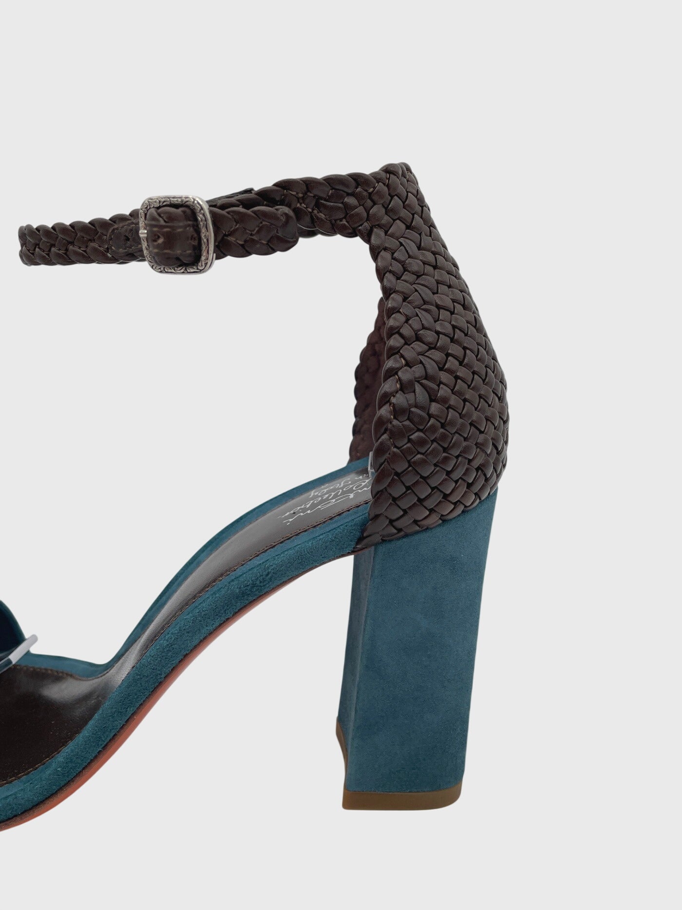 Santoni Rose Collection Sandale mit Absatz EU 37.5 Blau
