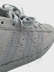 Adidas x Y-3 Superstar Clear Onix Low Top Sneaker EU 39.5 Grau