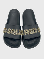 Dsquared2 Shoes embelished Slipper EU 35.5 Schwarz