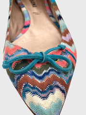Missoni Chevron Ballerina EU 39 Mehrfarbig