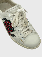 Gucci Ace Kingsnake Low Top Sneaker EU 41 Weiß