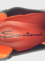 Santoni Brogue Chelsea EU 37 Schwarz